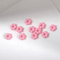 Floral Flower Shape 8mm Acrylic Spacer Beads 50pcs 7