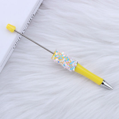 Star Sequin Creative Beadable Pen Plastic 9
