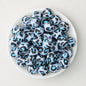 15mm Colored Leopard Print Round Silicone Beads 50pcs 8