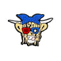 Silicone Focal Beads American Cattle Wearing Star Sunglasses 20pcs