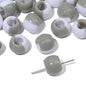 Large Hole Acrylic Beads 12mm Two-Tone Mixed Colors 60pcs 16