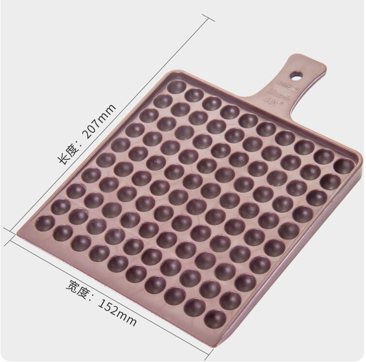 Bead Counting Tray Plum ABS Bead Sorting Tool 4mm-16mm Size 7