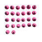 15mm Silicone Letter Beads Alphabet A-Z Solid Color Printed 26pcs 6