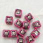 Osamu Harada Series Square Acrylic Beads 14mm Pattern 10pcs 6