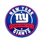 Silicone Focal Beads New York Giants Circle Badge Established 1925 20pcs