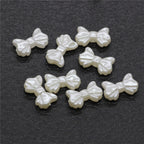 Pearl Butterfly and Star Acrylic Beads 11-15mm Imitation Pearl 100pcs 3