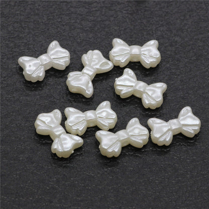 Pearl Butterfly and Star Acrylic Beads 11-15mm Imitation Pearl 100pcs 3