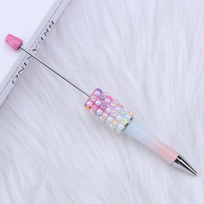 Colorful Pearl Gradient Round Ballpoint Pen Plastic 16