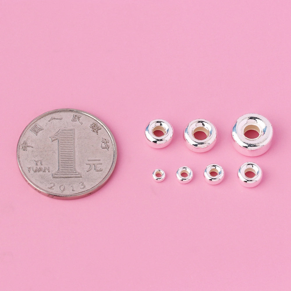 Metal Spacer Beads 3-10mm Polished Classic 2pcs 4
