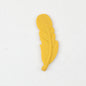 Colorful Feather Shaped Silicone Beads 20pcs 15