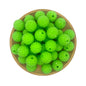 Bubblegum Round Rhinestone Beads 20mm Acrylic Transparent 50pcs 15