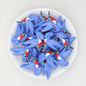 3D Colorful Hummingbird Silicone Focal Beads 20 pcs 3