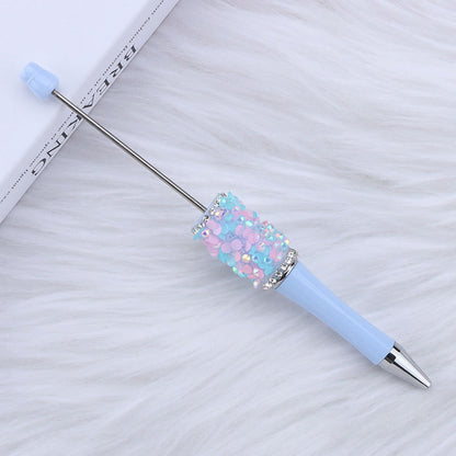 Beadable Pen with Colorful Sequin and Rhinestone 14