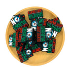 Silicone Focal Beads No Drama Just Darts With Colorful Dartboard Design 20pcs 2