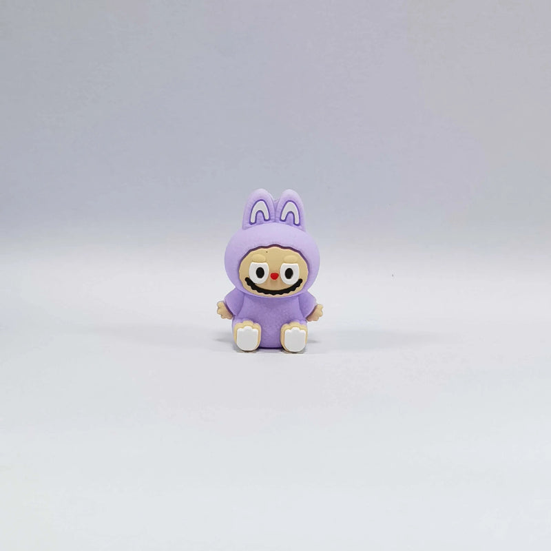 Silicone 3D Focal Beads Bunny Character Sitting Pose 20pcs 6