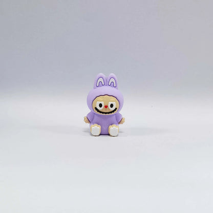 Silicone 3D Focal Beads Bunny Character Sitting Pose 20pcs 6