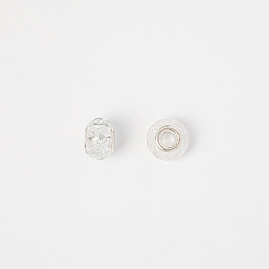 Acrylic Spacer Beads 14mm Crackle Large Hole 50pcs