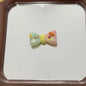Crayon Shin Chan Bow Acrylic Beads 25mm Pastel Cartoon Design 10pcs 6