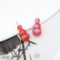 18mm Colorful Resin Gourd Shaped Beads Small Hole 10pcs 11