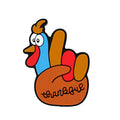 Silicone Focal Beads Thanksgiving Turkey Thanksgiv Textured Base
