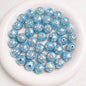 Diamond Round Acrylic Beads 16mm Glossy Faceted Mixed Colors 10pcs 8