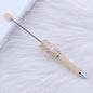 Beadable Pen with Cute Bunny and Rhinestone 17