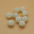 Pearl Waxberry Acrylic Beads 10mm Imitation ABS Plastic 100pcs