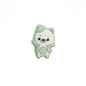 Silicone Focal Beads Dancing Bears Wearing Tilted Hat 20pcs 9