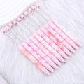 Beadable Long Pink Butterfly Pattern Ballpoint Pen for Crafting 6