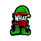 Silicone Focal Beads Christmas Grinch What the Elf Lettering 20pcs