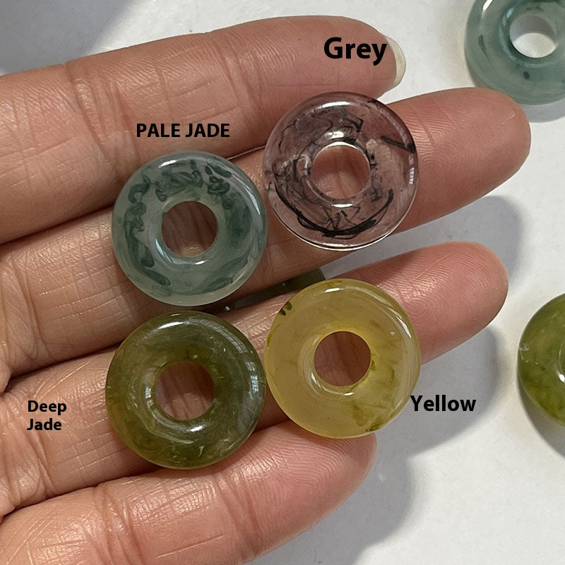 Resin Spacer Beads 20mm Vintage Misty Style 100pcs 6