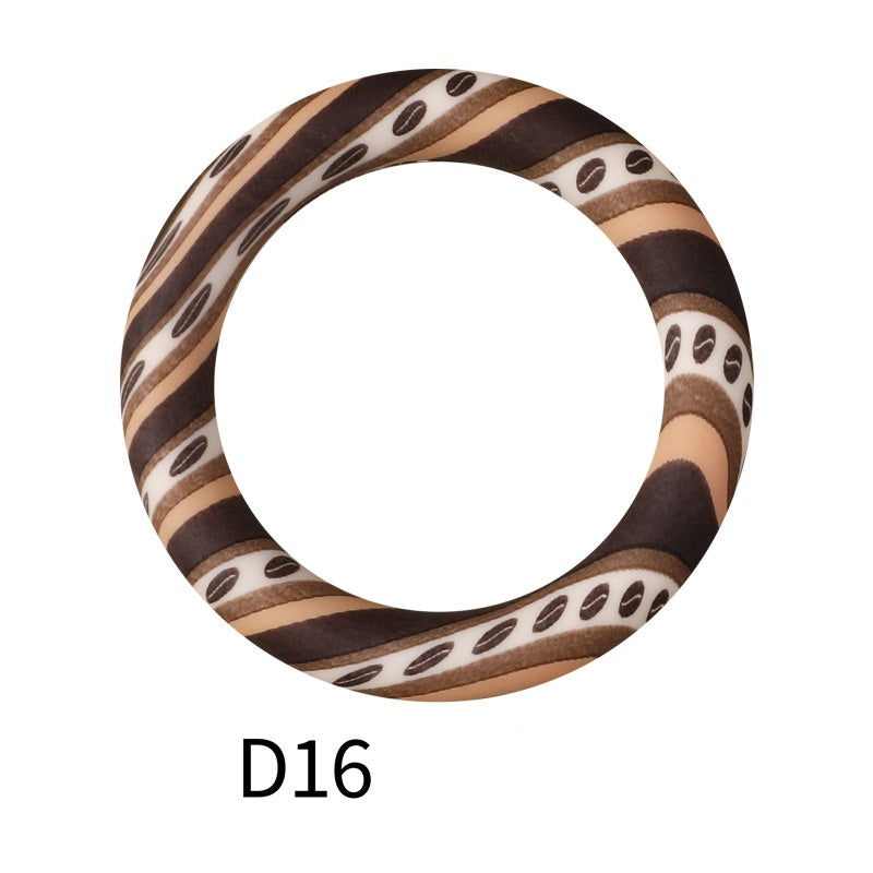 65mm Printing circular silicone rings 18