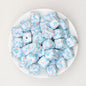 Floral Pattern 13.5mm Square Silicone Beads Printed Design 50pcs 5