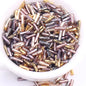 Plating Metallic Color Twisted Bugle Glass Beads 6mm 2500pcs 36
