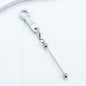 Beadable Cup Charms Glitter Marble Texture