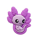 Silicone Focal Beads Axolotl Smiling Face Colorful 20pcs 3