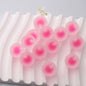 Rubberized Matte Acrylic Beads 16mm Frosted Colorful Core 50pcs 5