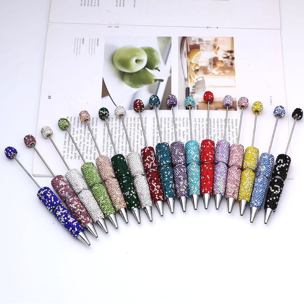 DIY Creative Exquisite AB Rhinestones Beadable Pen