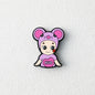 Colorful Animal Character Silicone Focal Beads 20pcs - Fox
