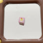 Square Acrylic Beads 14mm Tasty Snack Printed Pastel Colors 10pcs 6