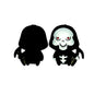 Silicone 3D Focal Beads Grim Halloween Ghost Skull Red Eyes Black Hood 1 pcs