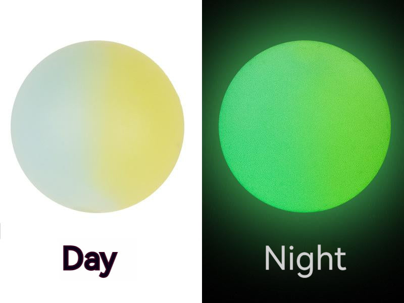 19mm Glow in Dark Silicone Beads Vibrant Colors 50pcs 16