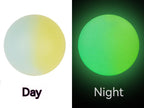 19mm Glow in Dark Silicone Beads Vibrant Colors 50pcs 16