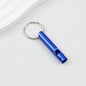 Outdoor Survival Whistle Keychain Aluminum Alloy Lightweight Durable