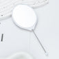 Beadable Plastic Mirror Handheld Oval