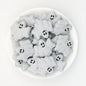 Halloween Multicolor Ghost Silicone Focal Beads 20pcs 4