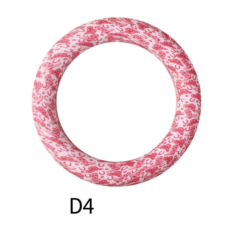 65mm Printing circular silicone rings 6