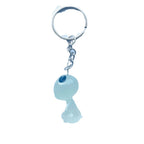 Glow in the Dark Resin Alien Keychain Quirky Green Light 5