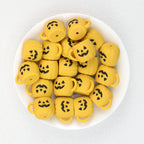 3D Thanksgiving Pumpkin Mug Silicone Focal Beads 20pcs 2