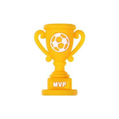 Silicone 3D Focal Beads Sport Football Trophy Jersey  20Pcs